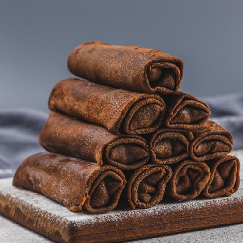 Блины шоколадные с вишней П/Ф 90 гр*10 шт