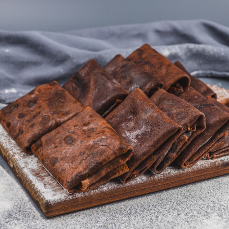 Блины шоколадные с бананом, 10 шт., замороженные