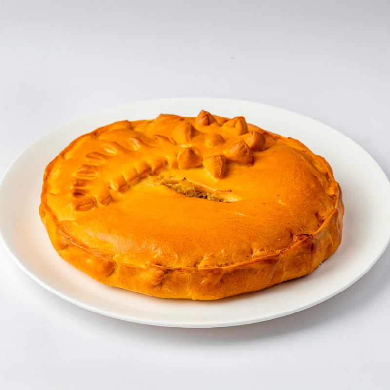 Сдобный пирог яблоко и корица