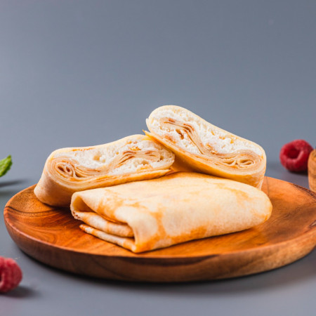 Блинчик с творогом и изюмом 2 шт Блинчик с творогом и изюмом 2 шт