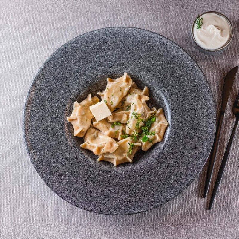 Вареники с картофелем и грибами Вареники с картофелем и грибами