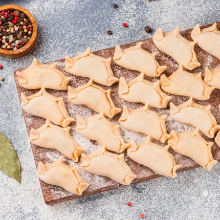 Вареники с картофелем и грибами, замороженные