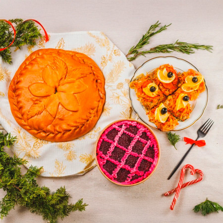 Набор на компанию 5 человек с рыбкой