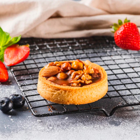 Тарталетка с орехами и карамелью Тарталетка с орехами и карамелью