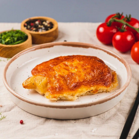 Тилапия с овощами под сыром