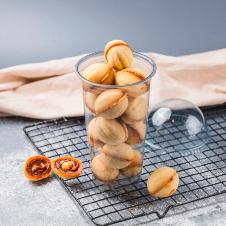 Орешки со сгущенным молоком Орешки со сгущенным молоком