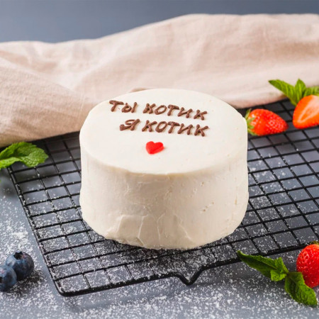 Бенто торт «Ты котик, я котик»